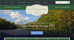 Desktop Screenshot of jonaslaw.com