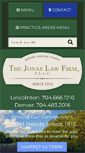 Mobile Screenshot of jonaslaw.com